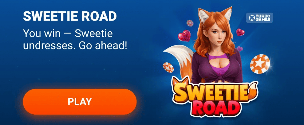 banner hot sweetie fox in game sweetie road